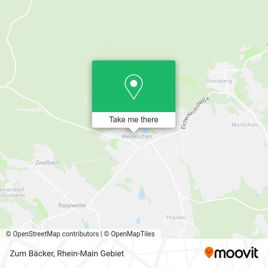 Карта Zum Bäcker
