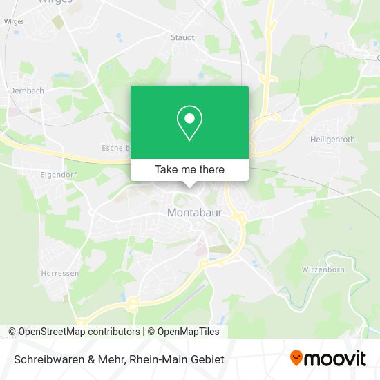 Карта Schreibwaren & Mehr