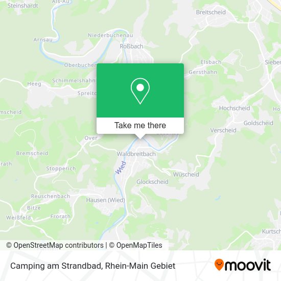 Карта Camping am Strandbad