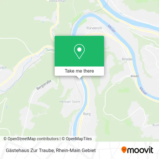 Карта Gästehaus Zur Traube