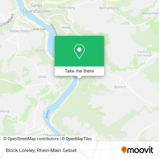 Block Loreley map