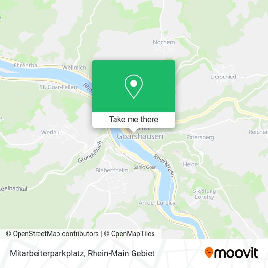 Карта Mitarbeiterparkplatz