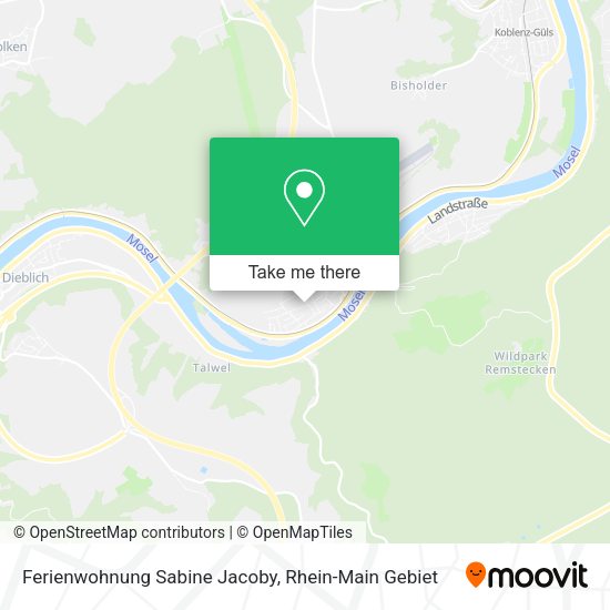 Карта Ferienwohnung Sabine Jacoby