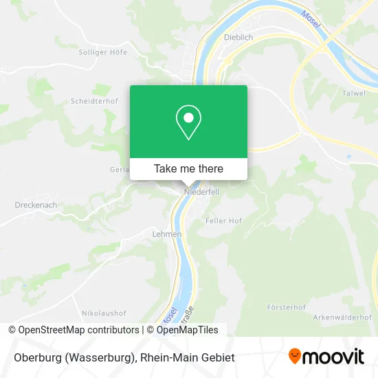 Карта Oberburg (Wasserburg)