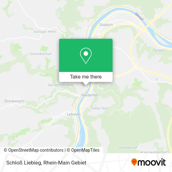 Карта Schloß Liebieg
