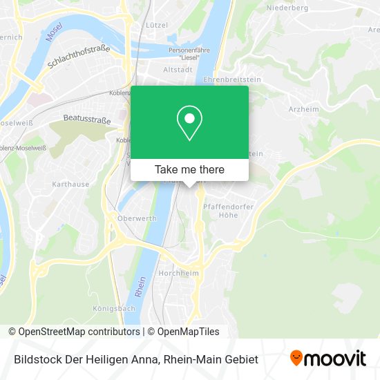 Карта Bildstock Der Heiligen Anna