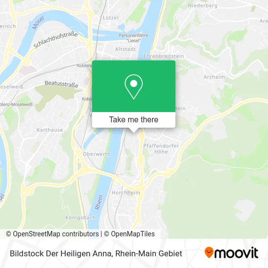 Карта Bildstock Der Heiligen Anna