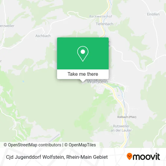 Карта Cjd Jugenddorf Wolfstein