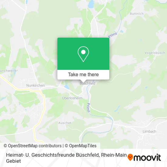 Карта Heimat- U. Geschichtsfreunde Büschfeld