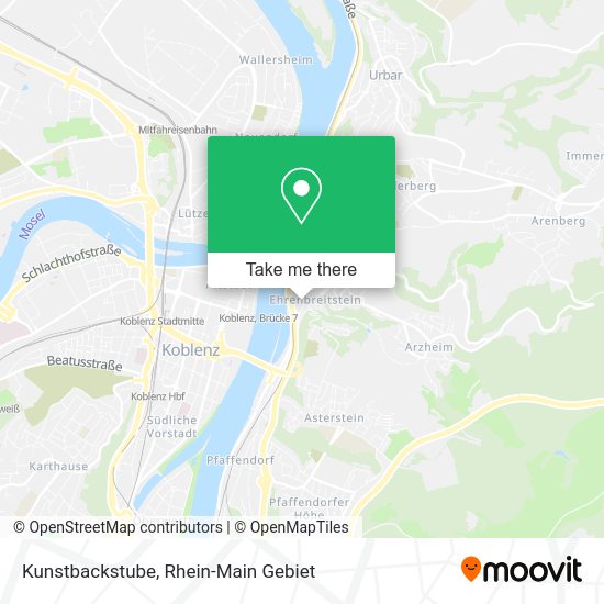 Карта Kunstbackstube