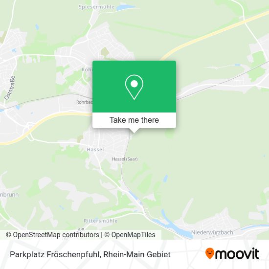 Карта Parkplatz Fröschenpfuhl