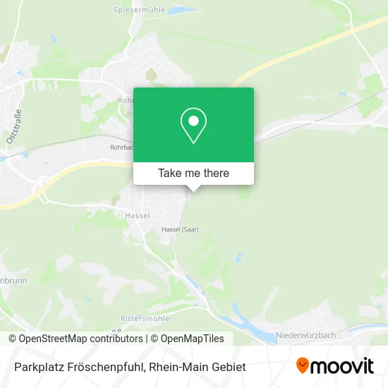 Карта Parkplatz Fröschenpfuhl