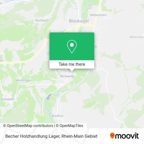 Карта Becher Holzhandlung Lager
