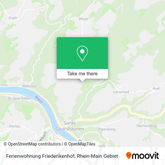 Карта Ferienwohnung Friederikenhof