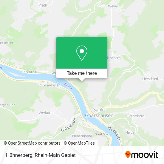 Карта Hühnerberg