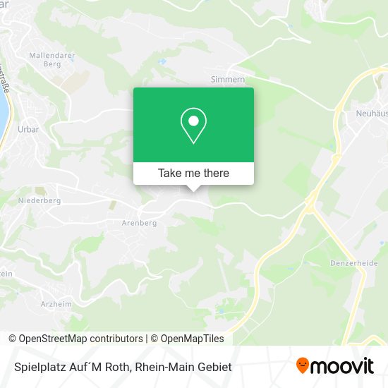 Карта Spielplatz Auf´M Roth