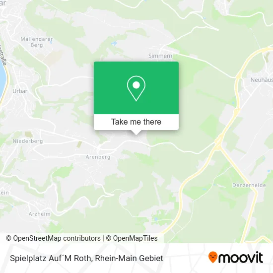 Карта Spielplatz Auf´M Roth