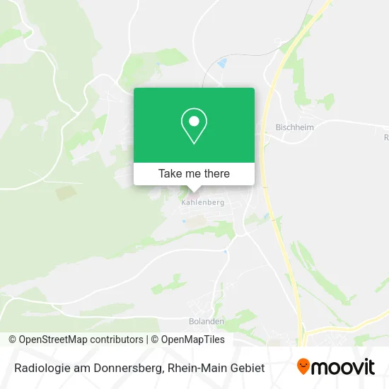 Карта Radiologie am Donnersberg