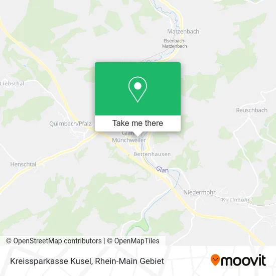 Карта Kreissparkasse Kusel
