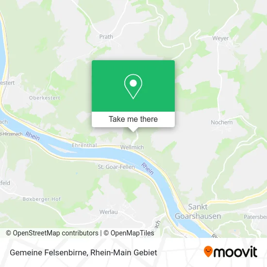 Карта Gemeine Felsenbirne