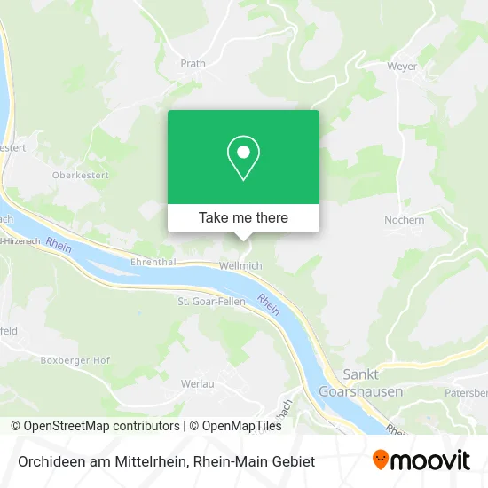 Карта Orchideen am Mittelrhein