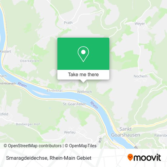 Карта Smaragdeidechse