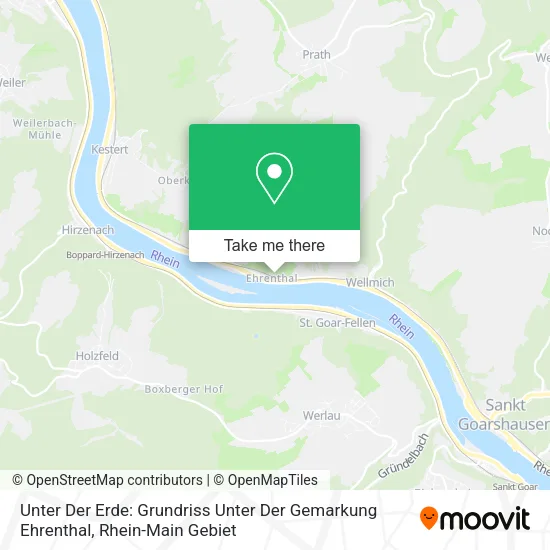 Карта Unter Der Erde: Grundriss Unter Der Gemarkung Ehrenthal
