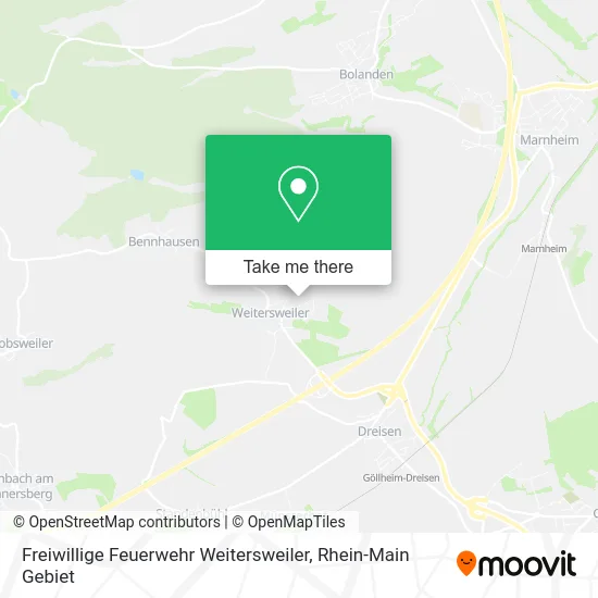 Карта Freiwillige Feuerwehr Weitersweiler