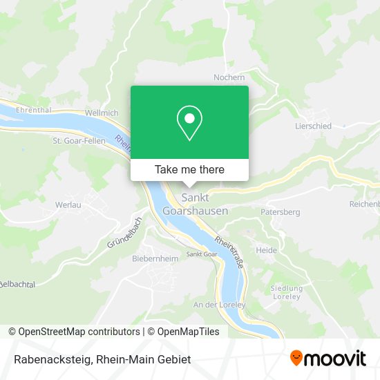Карта Rabenacksteig