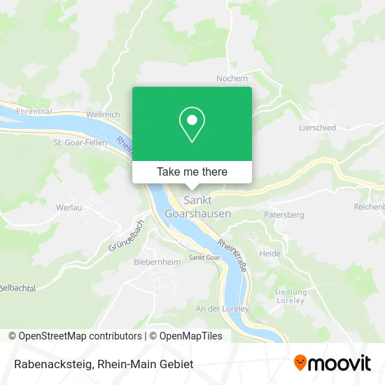 Карта Rabenacksteig