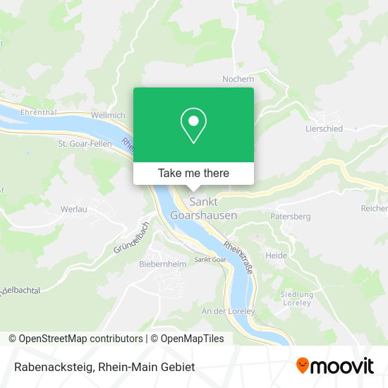 Карта Rabenacksteig
