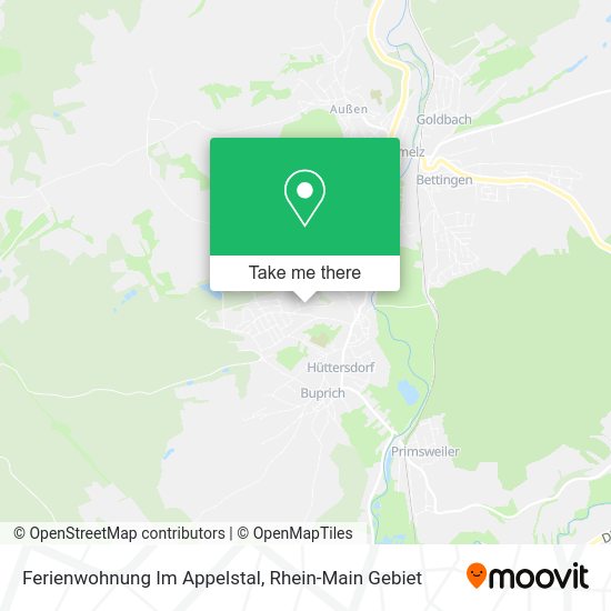 Карта Ferienwohnung Im Appelstal