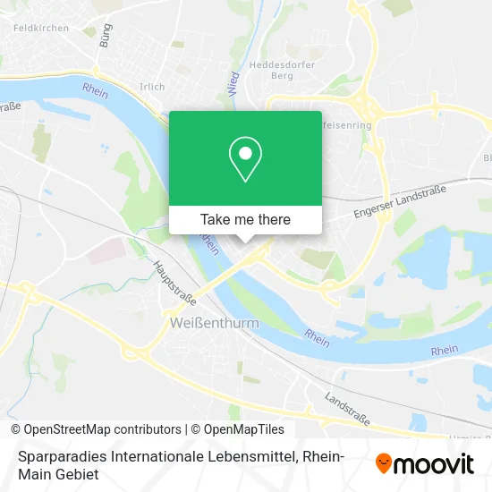 Карта Sparparadies Internationale Lebensmittel