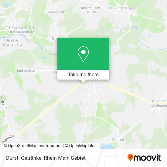 Карта Dursti Getränke
