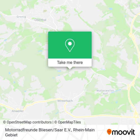 Карта Motorradfreunde Bliesen / Saar E.V.