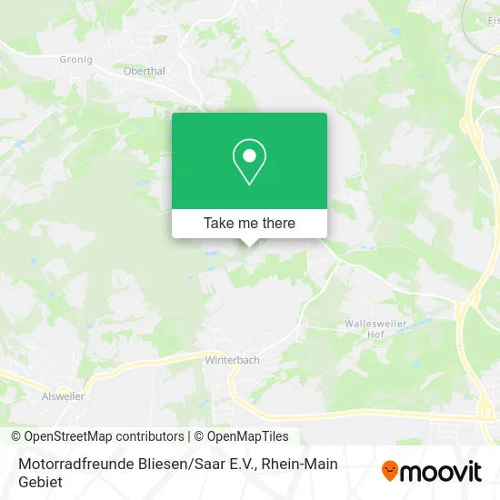 Карта Motorradfreunde Bliesen / Saar E.V.