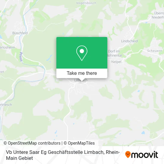 Карта Vb Untere Saar Eg Geschäftsstelle Limbach
