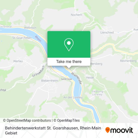 Карта Behindertenwerkstatt St. Goarshausen