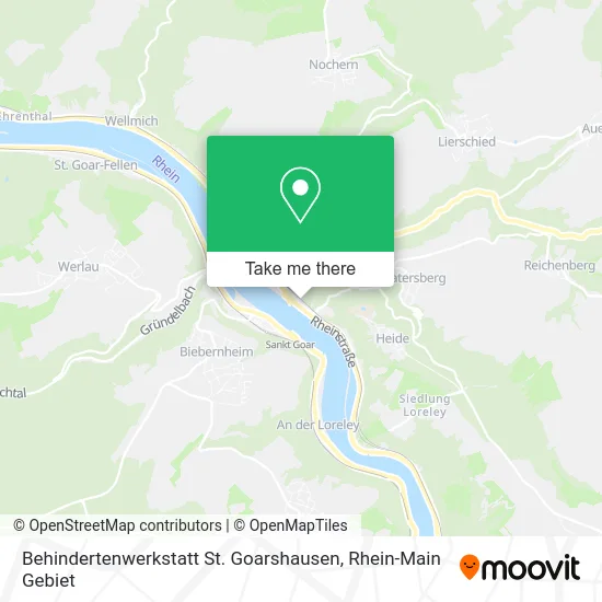 Карта Behindertenwerkstatt St. Goarshausen