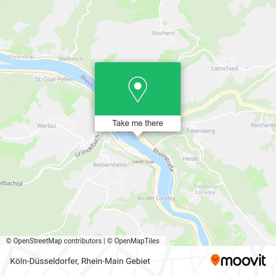 Карта Köln-Düsseldorfer
