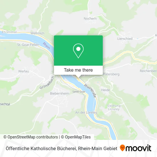Карта Öffentliche Katholische Bücherei