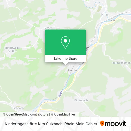 Карта Kindertagesstätte Kirn-Sulzbach