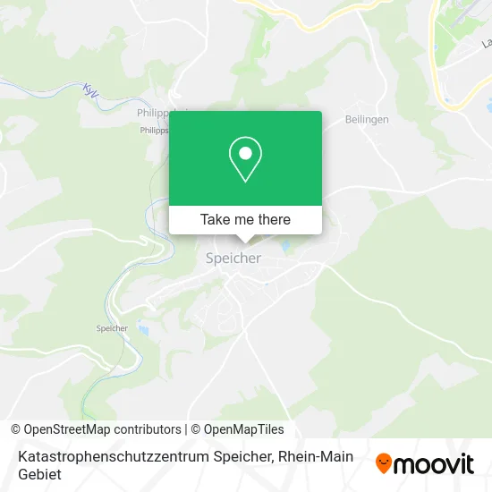 Карта Katastrophenschutzzentrum Speicher