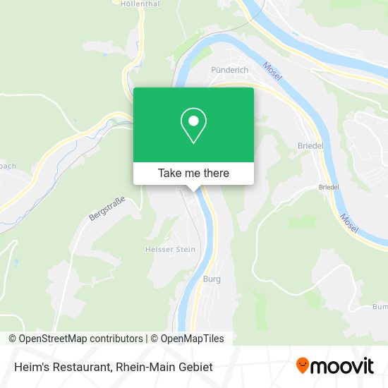 Карта Heim's Restaurant