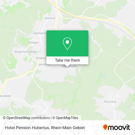 Карта Hotel Pension Hubertus