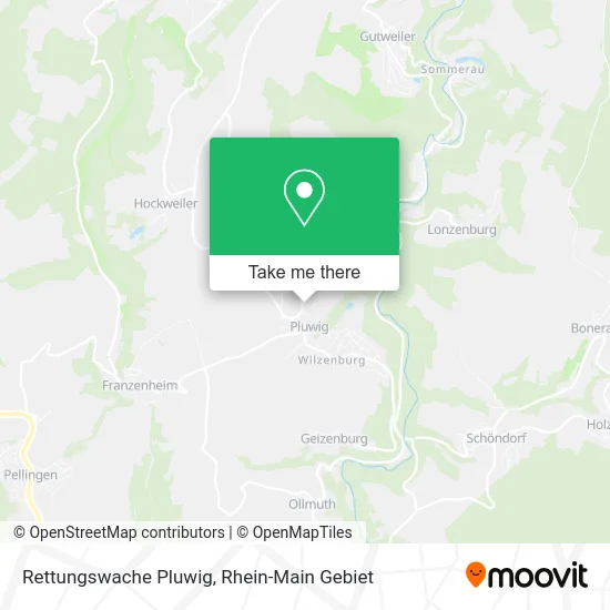 Карта Rettungswache Pluwig