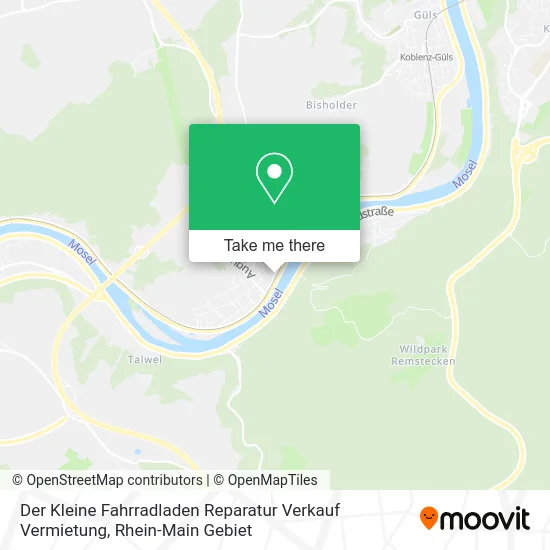 Карта Der Kleine Fahrradladen Reparatur Verkauf Vermietung