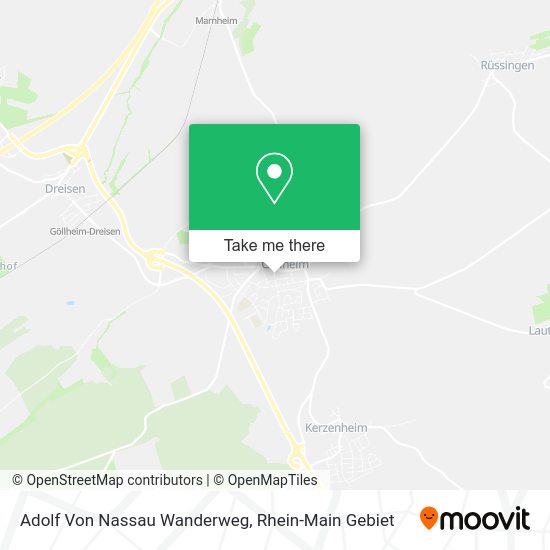 Карта Adolf Von Nassau Wanderweg