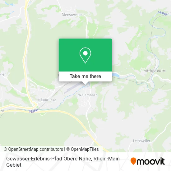 Карта Gewässer-Erlebnis-Pfad Obere Nahe