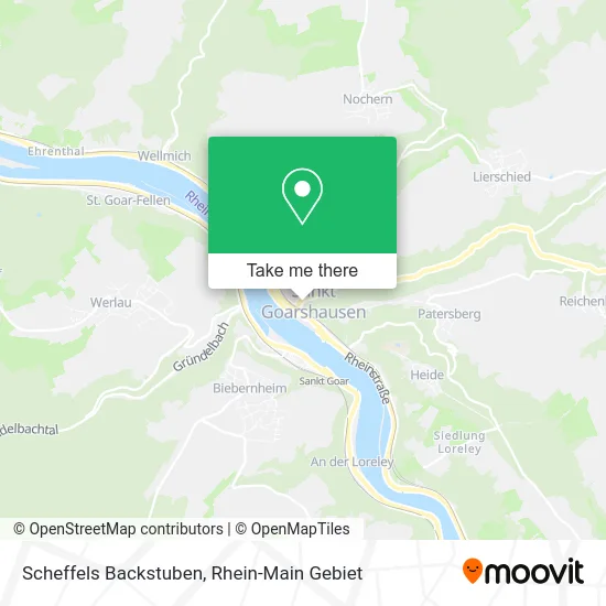 Карта Scheffels Backstuben